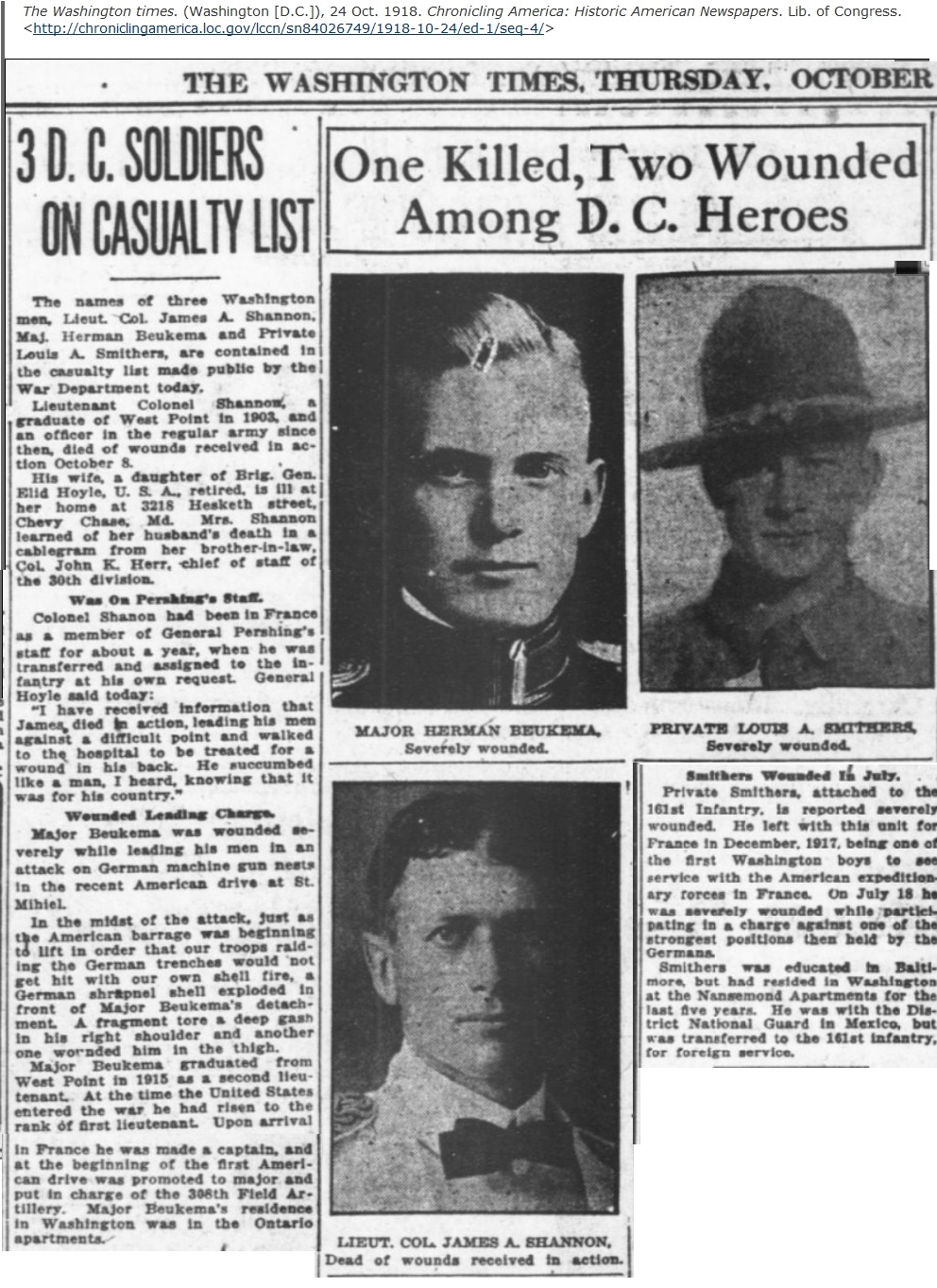 JamesAShannonLTC_HermaBeukemaMAJ__WashingtonTimes_Oct241918
