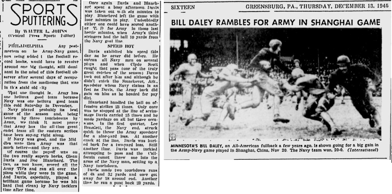 armyfb_1945_vsnavy-servicegameinshanghaichina_greensburgdailytribune_dec131945