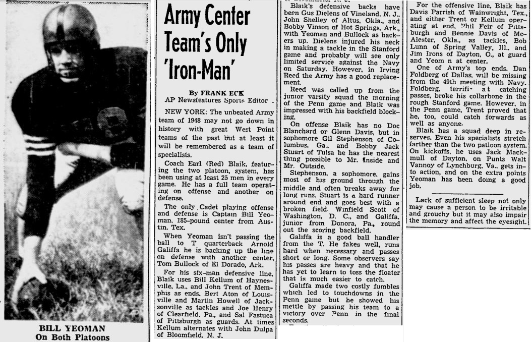 armyfb_1948_billyeoman_thenewsandcourier_nov271948
