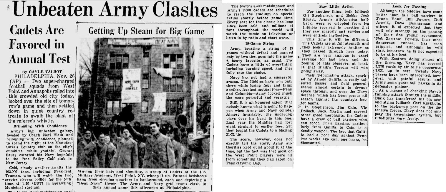armyfb_1949_vsnavy_schenectadygazette_nov251949