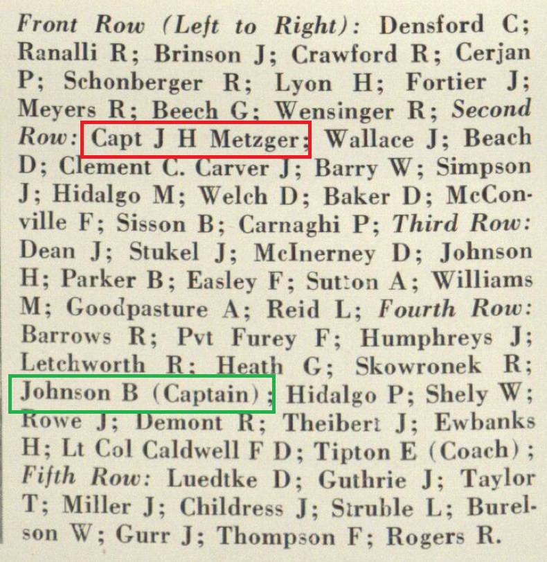 1957-150-roster - Captain error