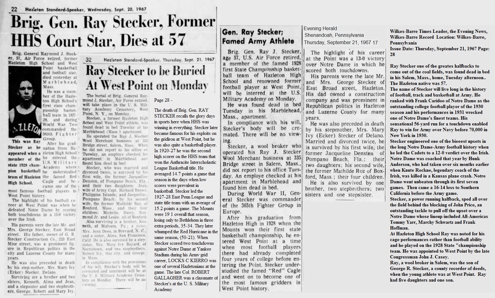 ArmyFB-BB_1931_RayStecker_HazletonStandardSpeaker_20-21Sep1967