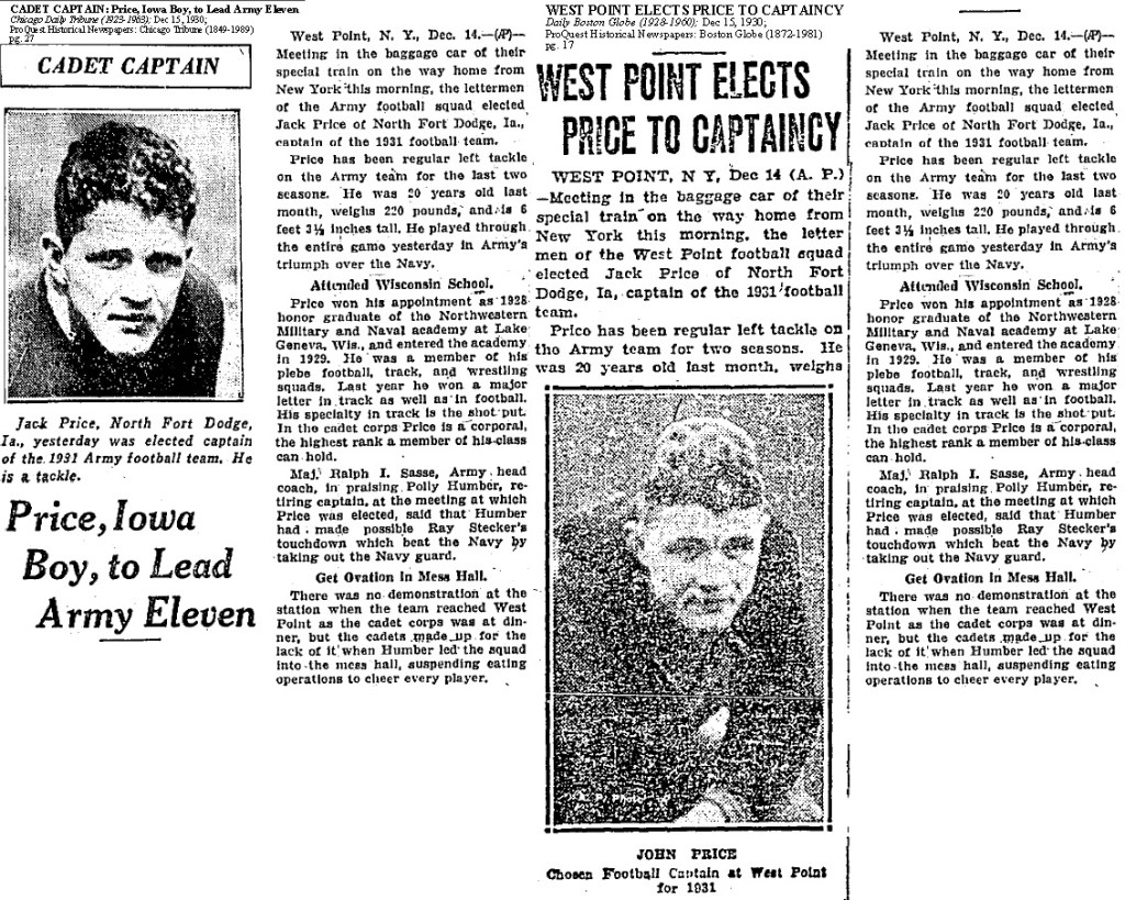 ArmyFB_1931_JackPrice-Captain_various_Dec151930