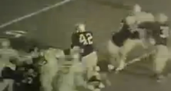 ArmyFB_1963_Stichweh-Navyfilm_handoff toWaldrop-run-4Q-3