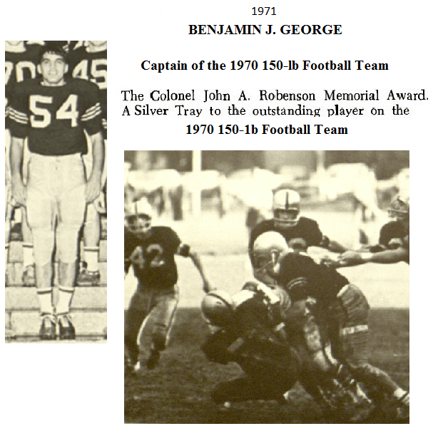 BenGeorge_1971_ArmyLFB-1970_CaptainandRobensonMVP70