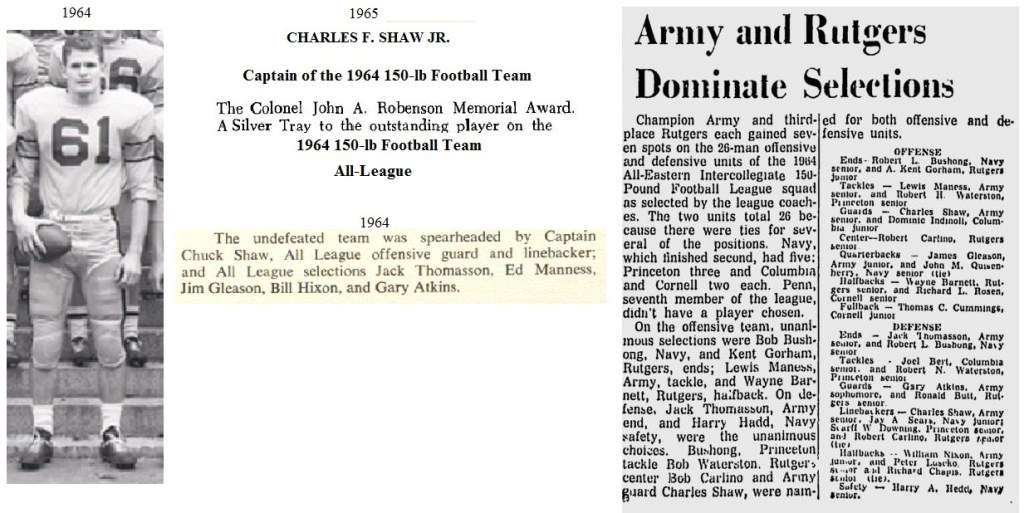 CharlesShaw_ArmyLFB_1965_CaptainandRobensonMVP64