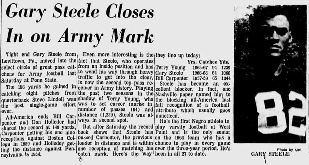 ArmyFB_1968_GarySteele_EveningNews_Nov51968