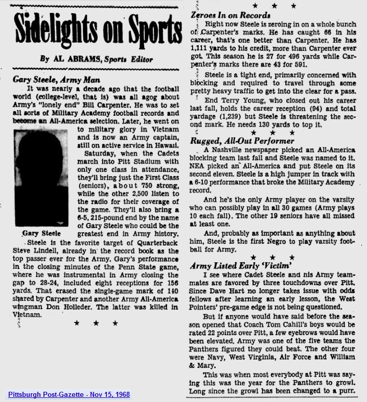 ArmyFB_1968_GarySteele_PittsburghPostGazette_Nov181968