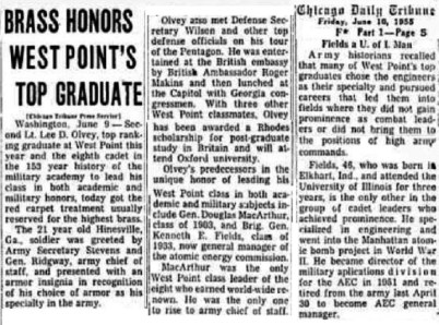 KennethEField_USMA1933_ChicagoTribune_Jun101955