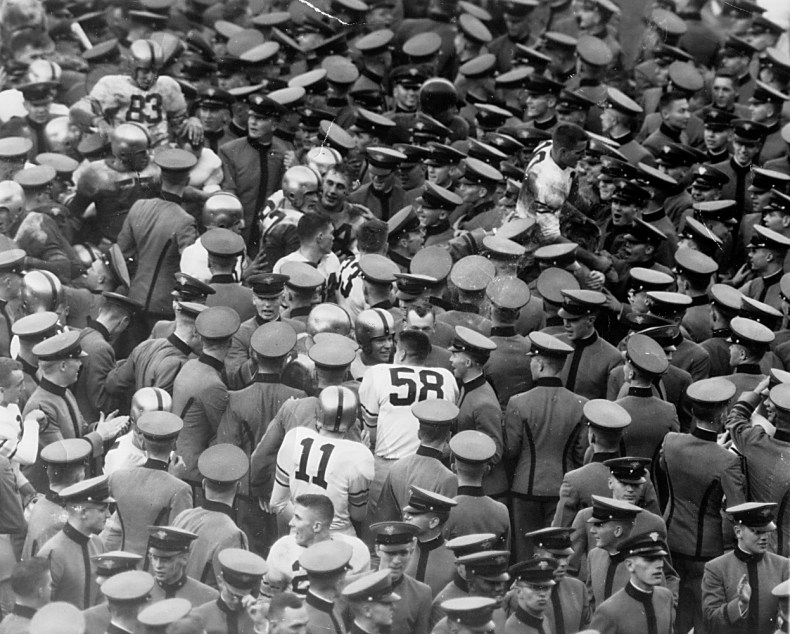 swarming the field