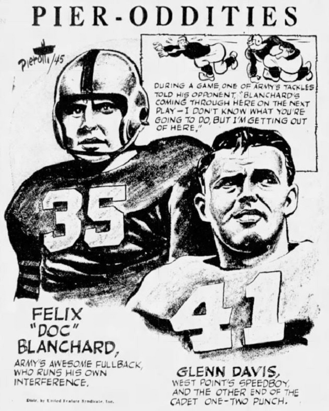 This image has an empty alt attribute; its file name is armyfb_1945_blanchard-davis_byjohnpierotti-pier-oddities_lodi-news-sentinelca_nov161945.jpg